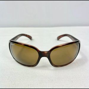 Ray-Ban Sunglasses RB4068 Havana Polarized Lenses Brown Tortoise Shell.  No case
